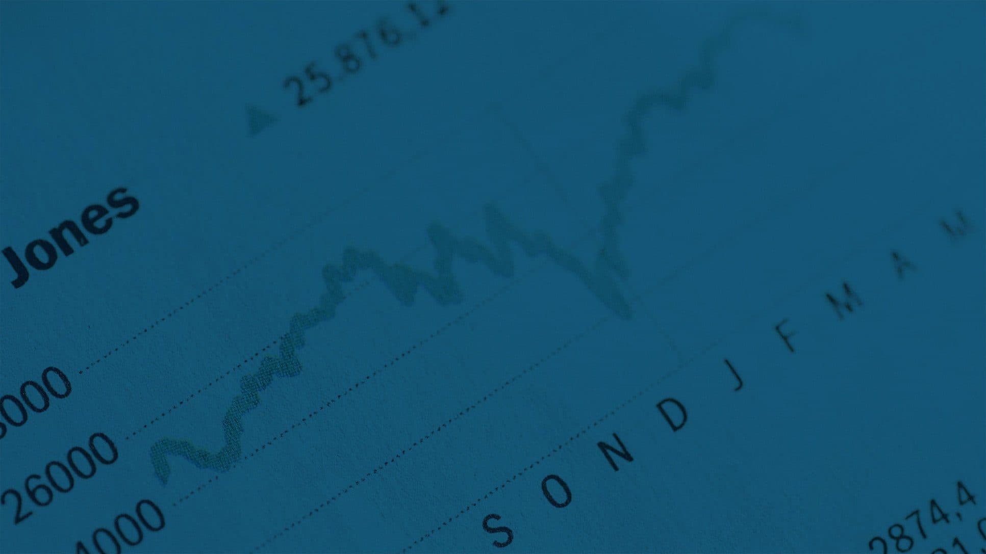 Closeup image of chart