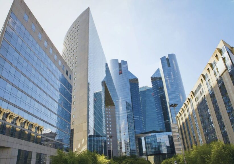 La Defense business district in France