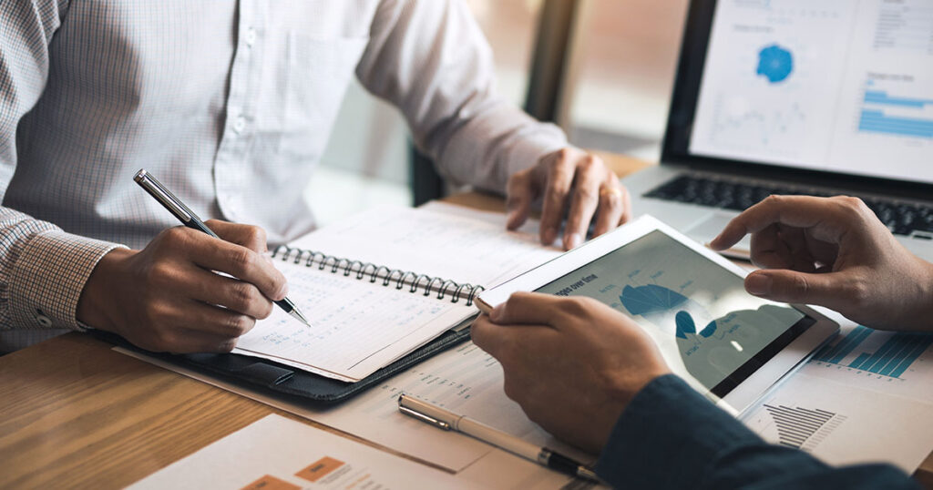 business owners assessing their technology budget