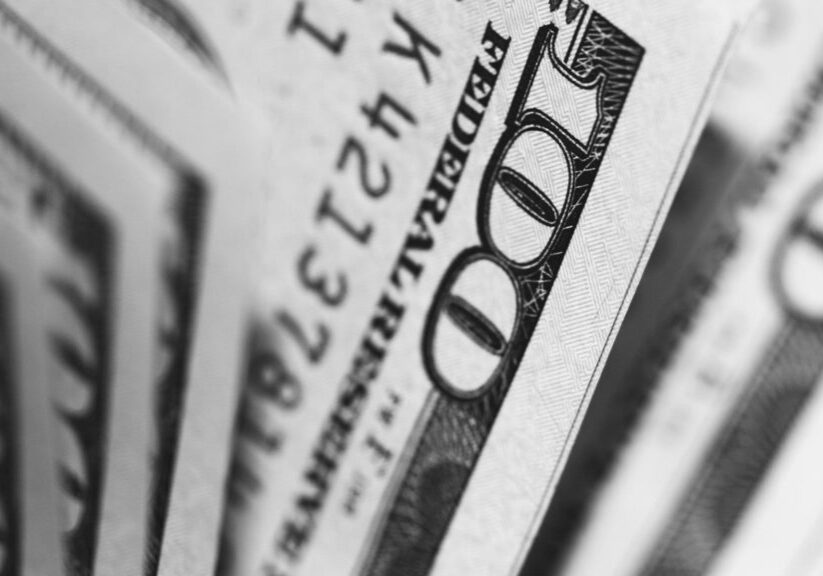 Closeup of $100 bill