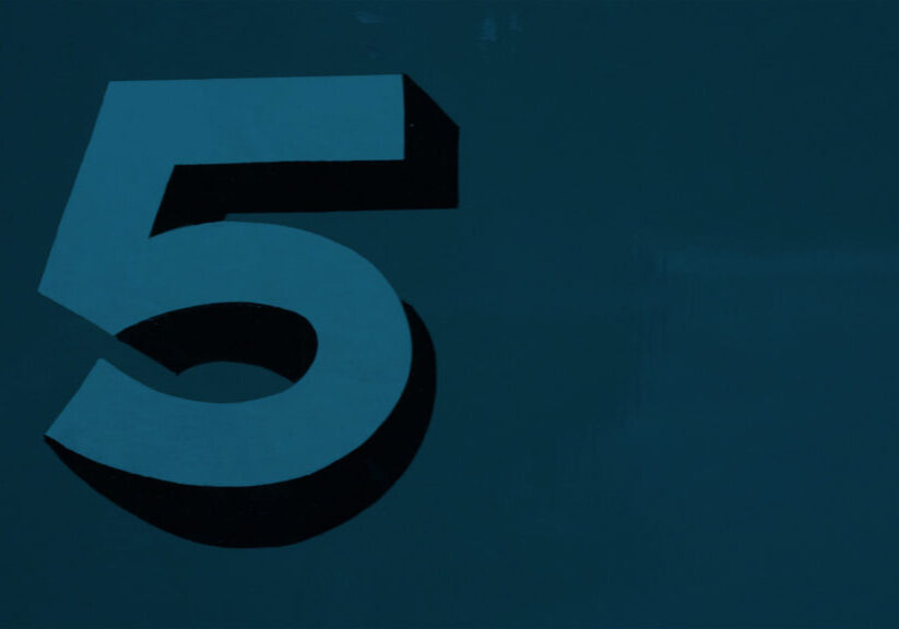 Graphic image of number 5