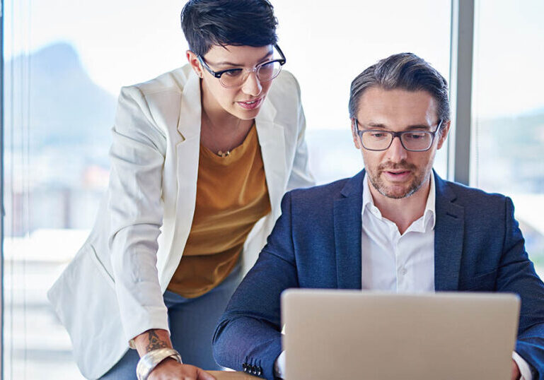 Business People Work on Their Software System
