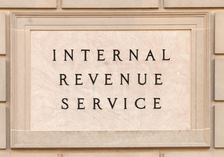 Internal Revenue Service Sign