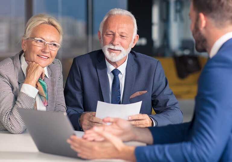 A wealth mangager educating clients